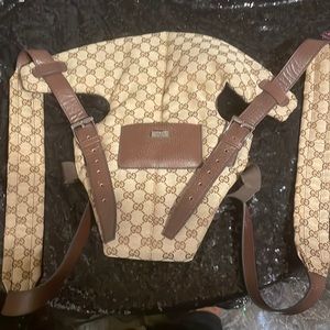 Authentic baby carrier, color brown one size